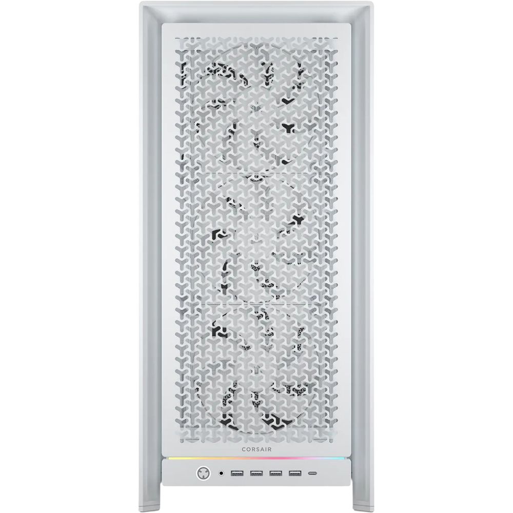 Корпус без блока питания/ Case Corsair Frame 5000D RS High-Airflow, Midi-Tower, TG, 4x140mm, 4xUSB-A 3.2, 1xUSB 3.2 Type-C, E-ATX, ATX, mATX, mITX White
