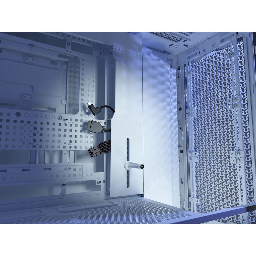 Корпус без блока питания/ Case Corsair Frame 5000D RS High-Airflow, Midi-Tower, TG, 4x140mm, 4xUSB-A 3.2, 1xUSB 3.2 Type-C, E-ATX, ATX, mATX, mITX White