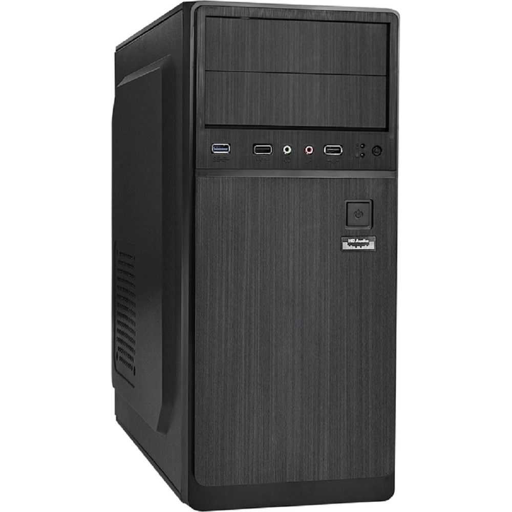 Exegate EX283735RUS Корпус Miditower XP-402U Black, ATX, <без БП>, 2*USB+1*USB3.0, Audio