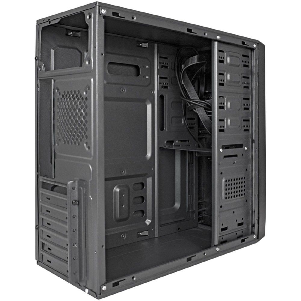 Exegate EX283735RUS Корпус Miditower XP-402U Black, ATX, <без БП>, 2*USB+1*USB3.0, Audio