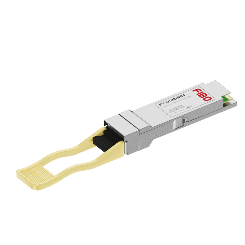 Трансивер/ FIBO FT-Q100-SR4 модуль QSFP28 100GBASE-SR4, разъем MPO, дальность до 100м