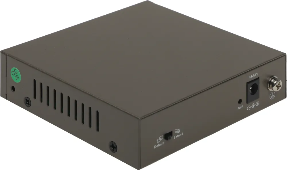 Коммутатор IP-Com F1106P-4-63W (L2) 6x100Мбит/с 4PoE 63W неуправляемый