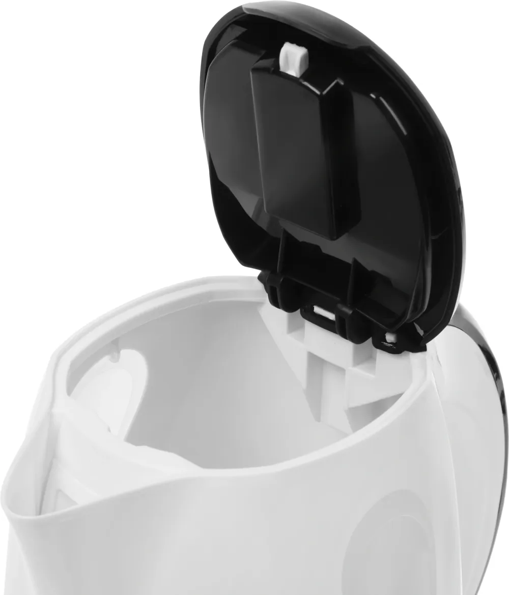 Чайник электрический Maxwell MW-1079 1.7л. 2200Вт белый/черный корпус: пластик
