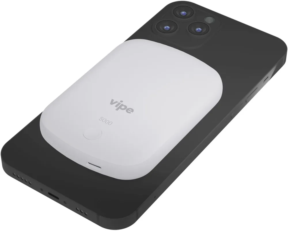 Мобильный аккумулятор Vipe Jake 5000mAh PD 20W 3A USB-C беспров.зар. белый (VPPBJAKE5KSTWH)