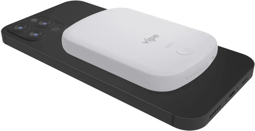 Мобильный аккумулятор Vipe Jake 5000mAh PD 20W 3A USB-C беспров.зар. белый (VPPBJAKE5KSTWH)