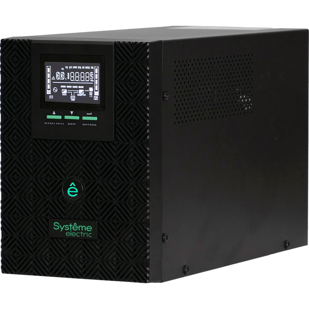 ИБП Smart-Save SMX-Tower Systeme Electric 2000 ВА, 230 В, 1:1, Внешние АКБ 48В, 3хShuko