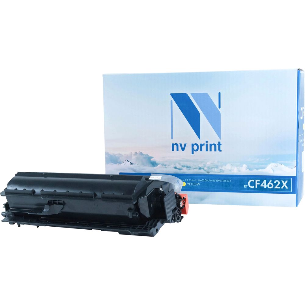 NV Print CF462XY Картридж для HP Color Laser Jet M652DN/M653DN/M653X (22000k), Yellow