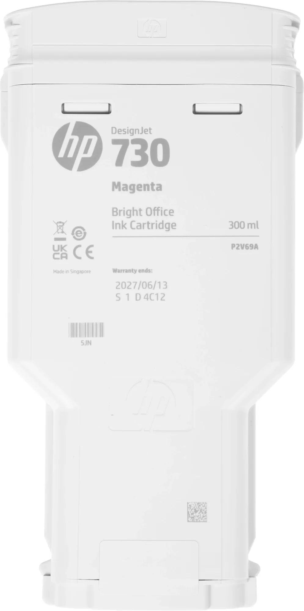 Картридж струйный HP 730 P2V69A пурпурный (300мл) для HP DJ T1700