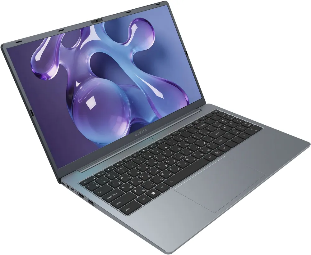 Ноутбук Digma Nova Ryzen 5 3500U 16Gb SSD512Gb AMD Radeon Vega 8 15.6" IPS FHD (1920x1080) Windows 11 Pro grey WiFi BT Cam 6000mAh (DN15R5-ADXW11)