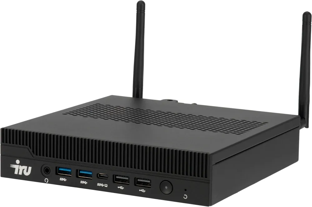 Неттоп IRU 310H6ITF i5 13400 (2.5) 16Gb SSD512Gb UHDG 730 Windows 11 Pro GbitEth WiFi BT 90W черный (2122066)