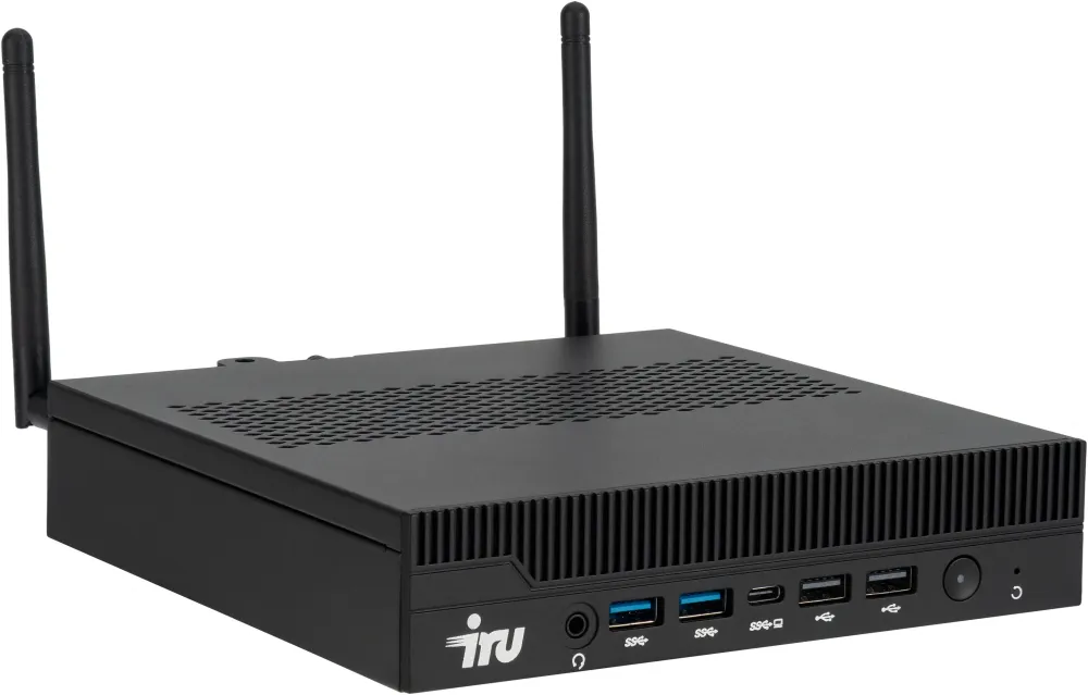 Неттоп IRU 310H6ITF i5 13400 (2.5) 16Gb SSD512Gb UHDG 730 Windows 11 Pro GbitEth WiFi BT 90W черный (2122066)