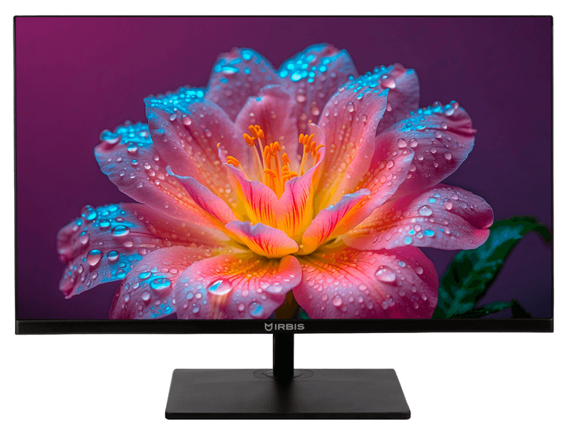Монитор 23.8'' IRBIS MIR View24 LED Monitor 1920x1080, 16:9, IPS, 300 cd/m2, 1000:1, 5ms, 178°/178°, VGA, HDMI, DP, USB 3.1*2, Audio output, 100Hz, speak, наклон, вн. бп.  Black МИНПРОМТОРГ(МПТ) 1г