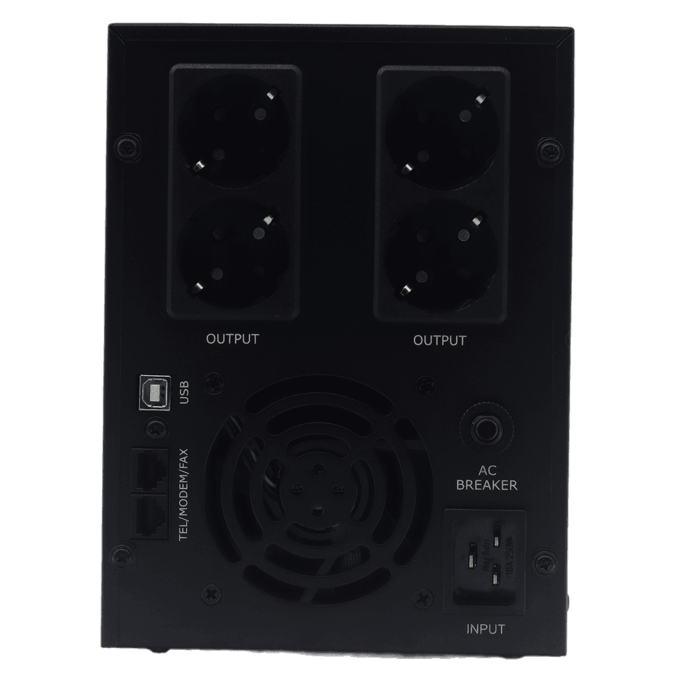 Источник бесперебойного питания  ИБП Raskat HSL-3000VA (3000VA, 1800Вт, 4xCEE7, LCD, USB type-B, 2xRJ-45)