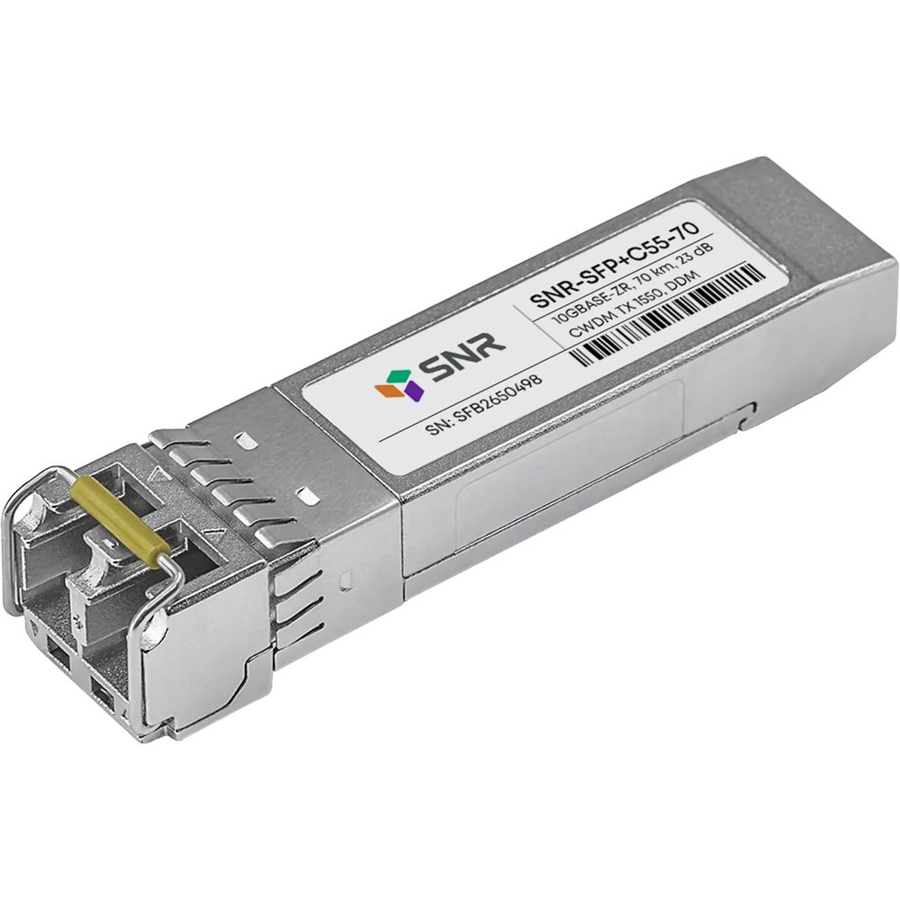 SNR SNR-SFP+C55-70 Модуль SFP+ CWDM оптический, дальность до 70км (23dB), 1550нм