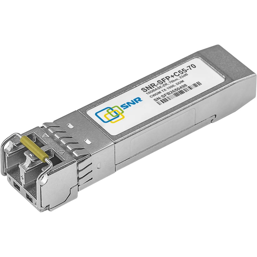 SNR SNR-SFP+C55-70 Модуль SFP+ CWDM оптический, дальность до 70км (23dB), 1550нм