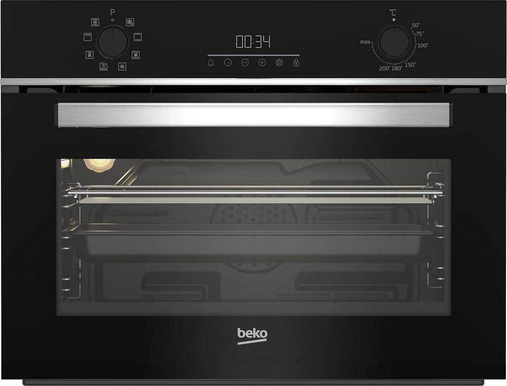 Духовой шкаф Электрический/ Духовой шкаф Электрический Beko BBCM13300X черный/серебристый