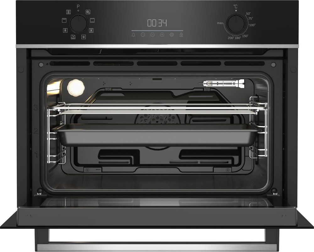 Духовой шкаф Электрический/ Духовой шкаф Электрический Beko BBCM13300X черный/серебристый