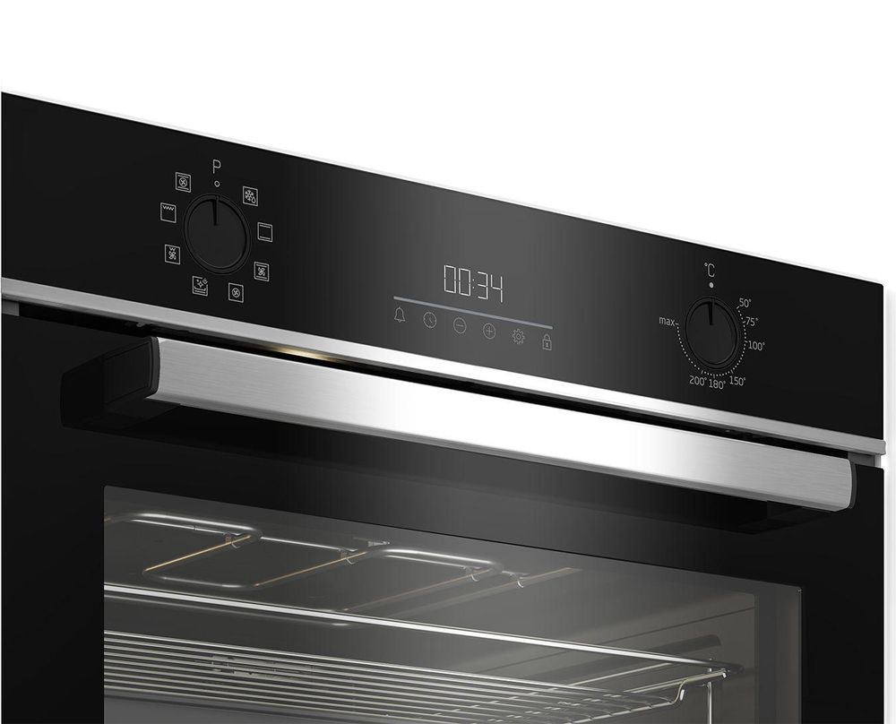 Духовой шкаф Электрический/ Духовой шкаф Электрический Beko BBCM13300X черный/серебристый