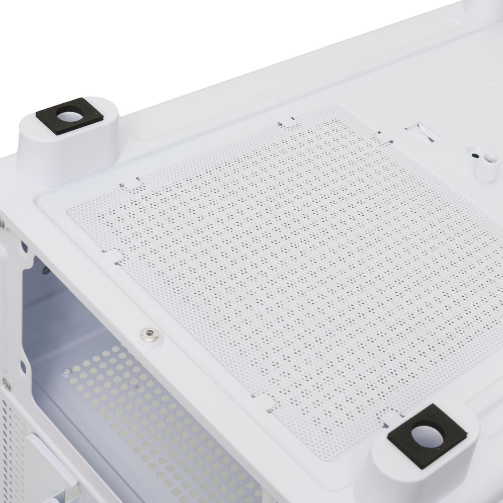 Корпус без блока питания/ Case HSPD M310, Mesh Mini-tower, White, TG, 0.4 SPCC, 3x120mm ARGB (Orbis F1) mATX, mITX 180/280/160mm 1x2.5", 1x3.5", 4xPCI 2xUSB-A 3.0 452x277x418mm
