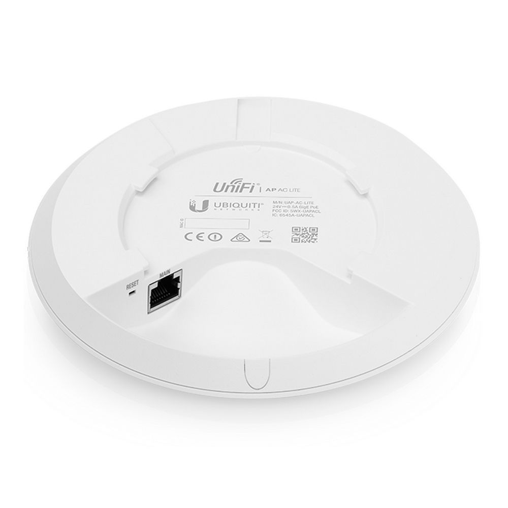 Точка доступа Wi-Fi Ubiquiti UniFi AP AC Lite |UAP-AC-LITE| Ubiquiti точка доступа 2.4 ГГц/5 ГГц, двухдиапазонная, 802.11ac, |UAP-AC-LITE| MIMO 2x2, 20дБм, 1x Gigabit Ethernet, RTL {10} (023521)
