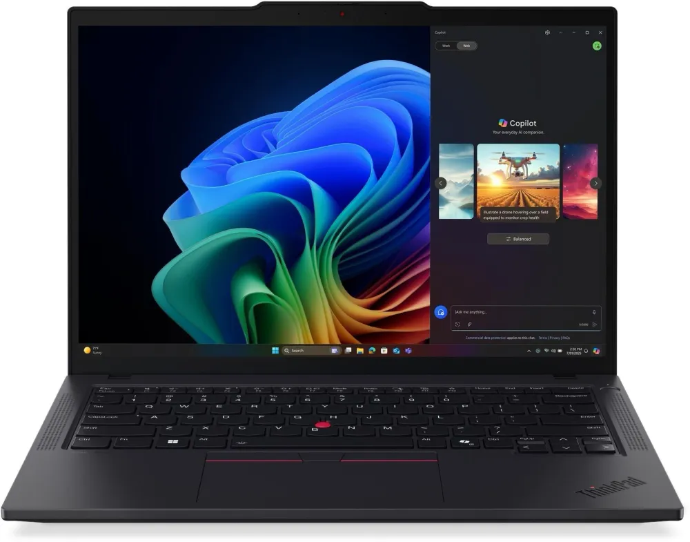 Ноутбук ThinkPad T14 Gen 6 14" WUXGA (1920x1200) AG 400N, Ultra 7 258V, 32GB Soldered LPDDR5x-8533, 1TB SSD, Intel Arc, Wi-Fi7, BT5.4, FPR, 5M RGB+IR Cam,KbRu/Eng, 4cell 57Wh, 65W USB-C, Win 11 ProEng, 1Y, 1.