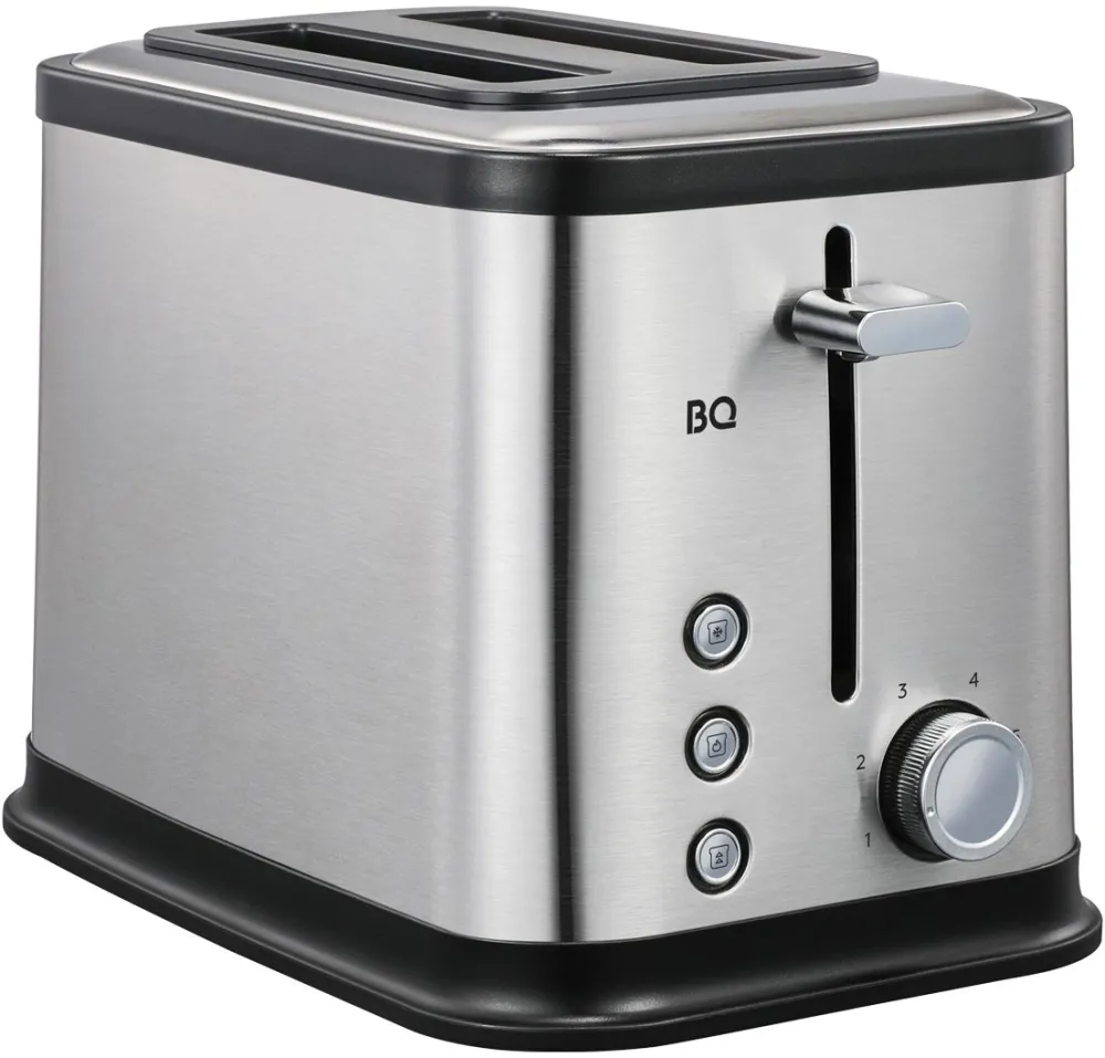 Тостер BQ T1005 900Вт серебристый/черный