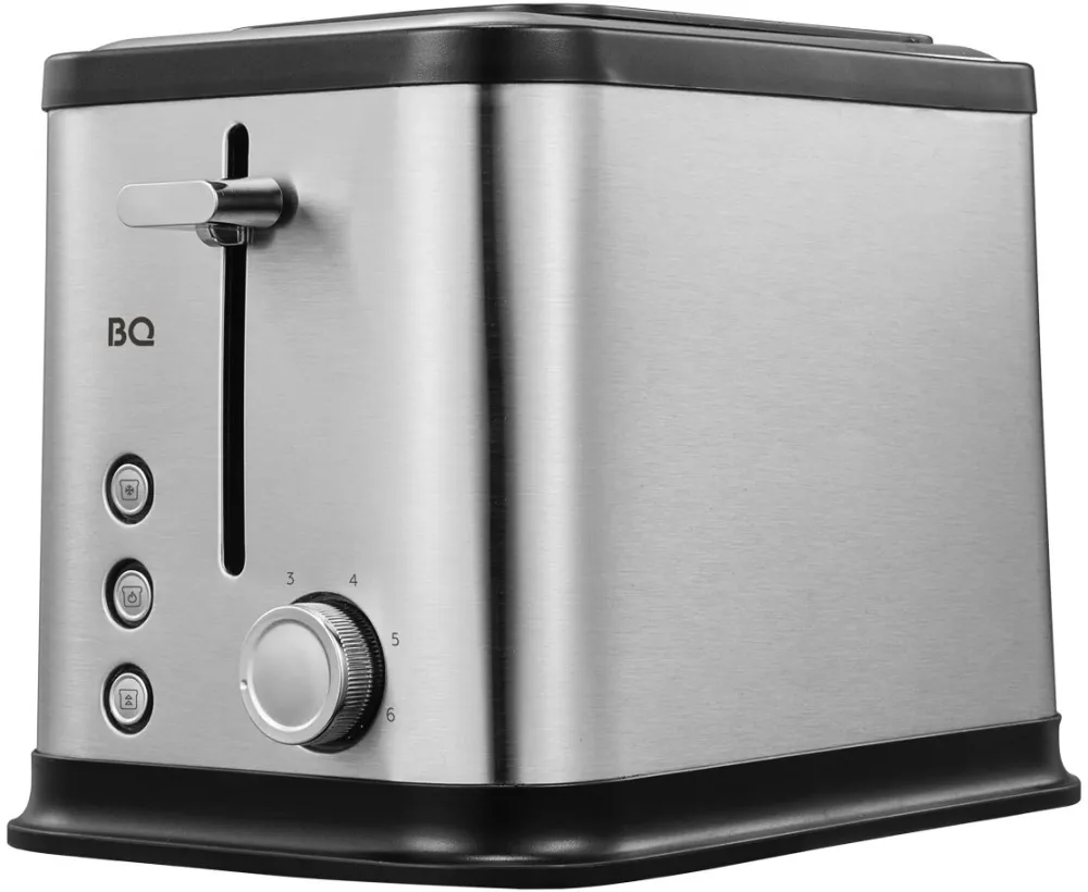 Тостер BQ T1005 900Вт серебристый/черный