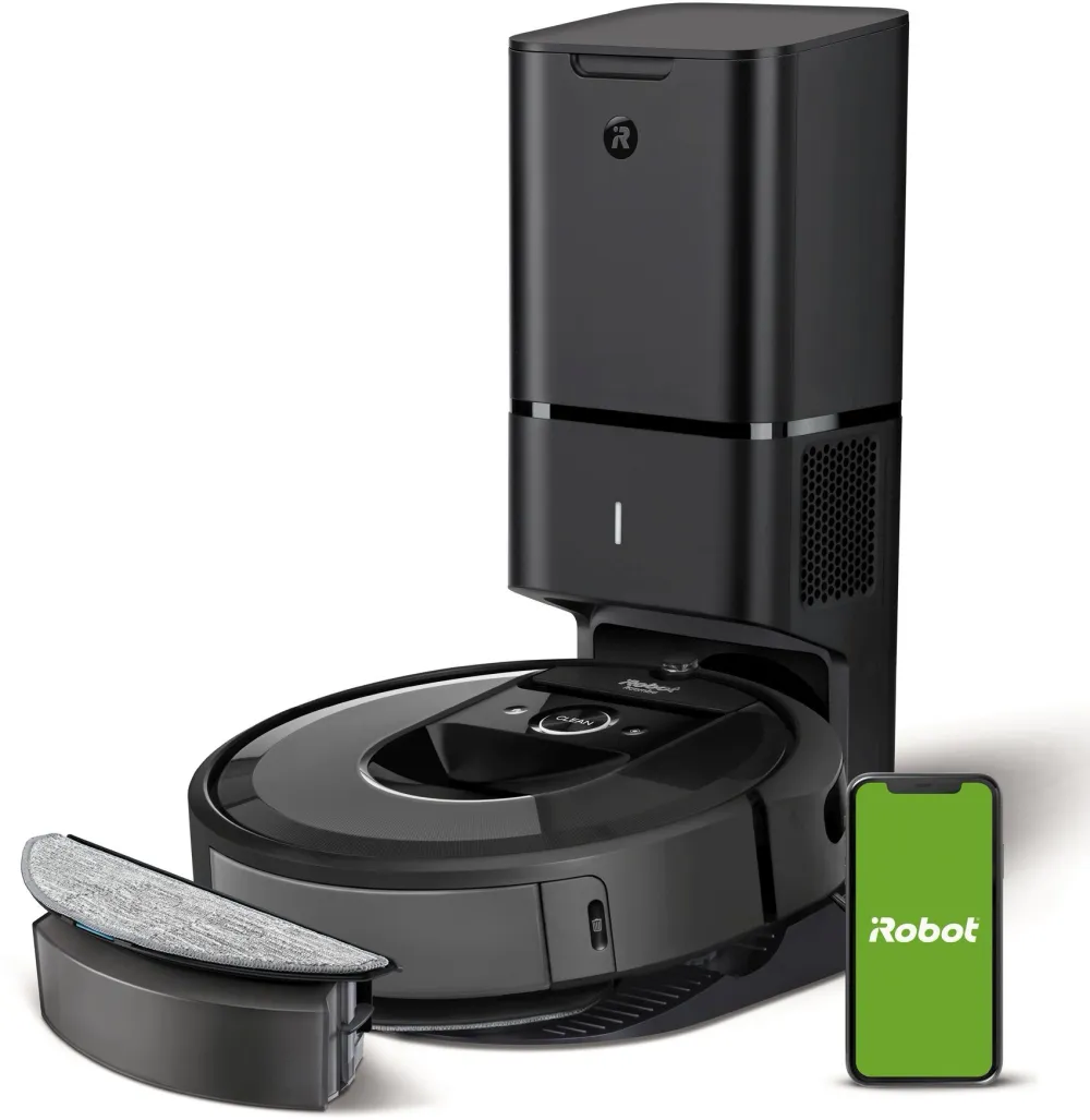 Пылесос-робот Irobot Roomba Combo i8+ 55Вт черный графит/черный (в компл.:2мешка)