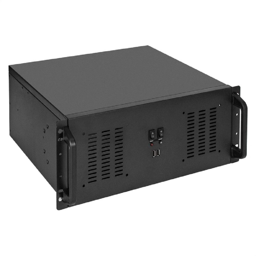 Exegate EX300037RUS Серверный корпус ExeGate Pro 4U350-02 <RM 19", высота 4U, глубина 350, БП 1000PAS, 2*USB>