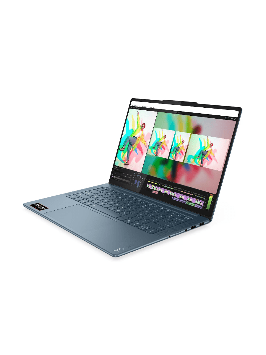 Ноутбук Lenovo Yoga Pro 7 14ASP10 Ryzen AI 9 365 32Gb SSD1Tb AMD Radeon 880M 14.5" OLED 3K (2944x1840) без ОС turquoise WiFi BT Cam (83LX000RRK)