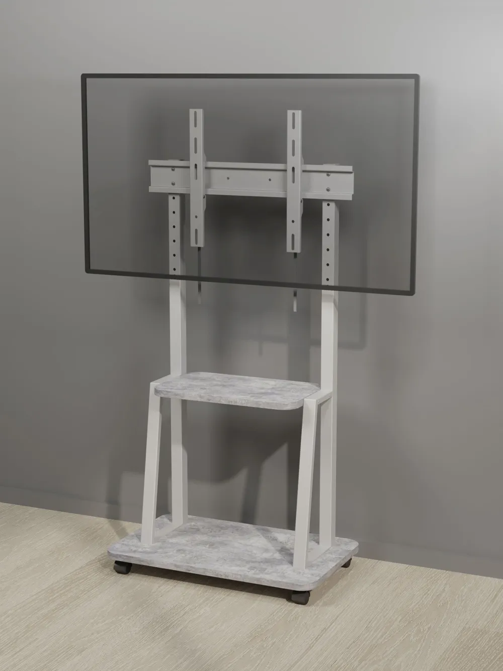 Стойка для телевизора Holder PR-108 серый/сланец 32"-65" макс.40кг напольный мобильный