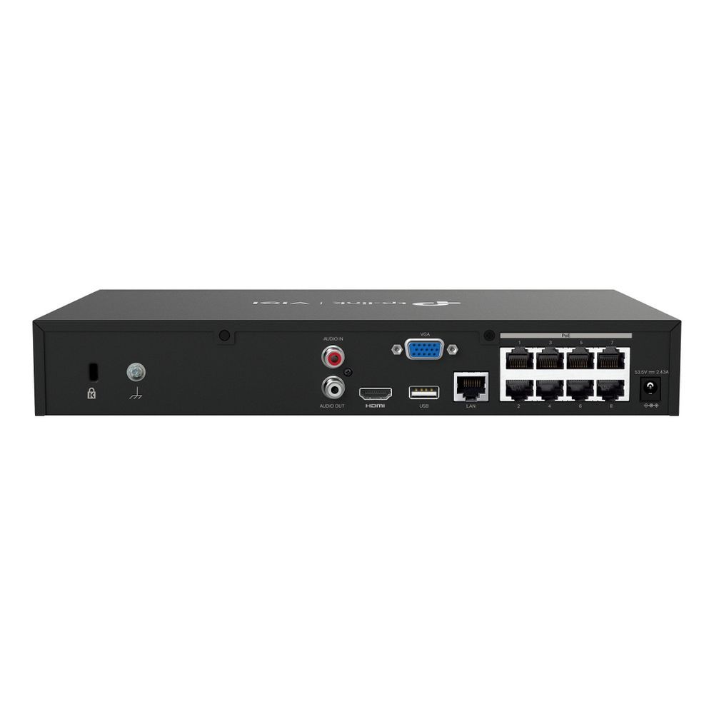 Видеорегистратор TP-LINK VIGI NVR1008H-8MP 8-канальный сетевой видеорегистратор PoE