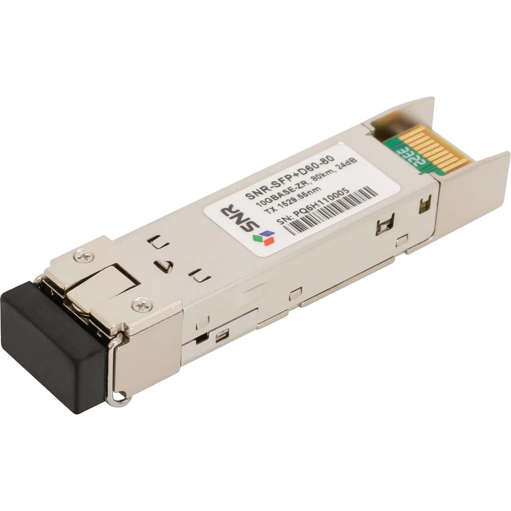 SNR-SFP+D60-80 Модуль SFP+ DWDM оптический, дальность до 80км (24dB), 1529.55нм