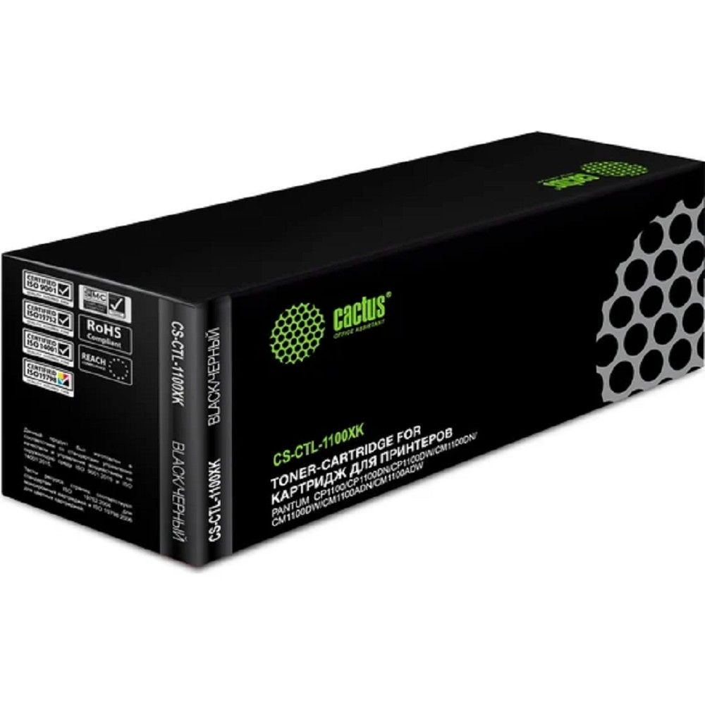 Картридж лазерный Cactus CS-CTL-1100XK черный (3000стр.) для Pantum CP1100/CP1100DW/CM1100DN/CM1100DW/CM1100ADN/CM1100ADW