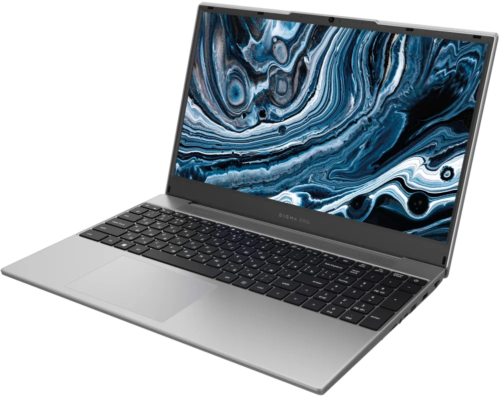 Ноутбук Digma Pro Breve Ryzen 5 7430U 16Gb SSD512Gb AMD Radeon Graphics 15.6" IPS FHD (1920x1080) Windows 11 Pro silver WiFi BT Cam 4500mAh (DN15R5-ADXW09)