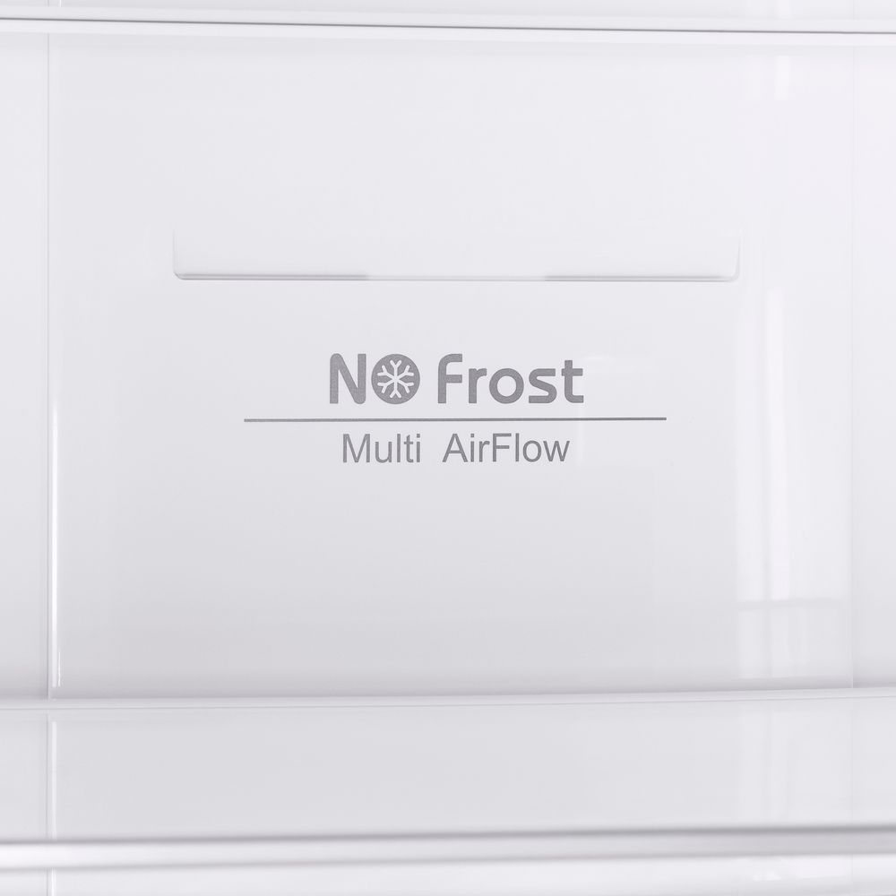 Холодильник MAUNFELD/ Двухкамерный холодильник, 200х59.5х64.2 см, NoFrost, инверторный компрессор, полезный объем 351 л, объем холодильной камеры 271 л, объем морозильной камеры 106 л, сенсорное управление, LED освещение, R600A, энергоэффективность А+, ур