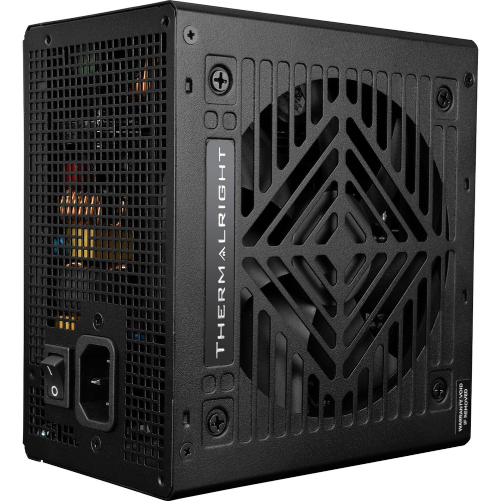 Блок питания 750W/ Power Supply Thermalright, 750W 80+ Gold (ATX, 3.1, PCIe 5.1, Full modular, 1x24(20+4)pin, 2xCPU 8(4+4)pin, 2xPCIe*2 8(6+2)pin, 1x12V-2x6, 8xSATA3, 3xMOLEX4pin, Active, 120x120mm, 150x140x86mm, APFC, OVP, UVP, SCP, OCP, OTP, OPP, black)
