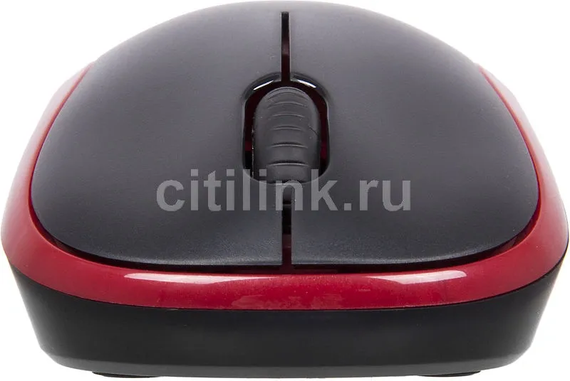 Мышь беспроводная Logitech M185 Red красная, оптическая, 1000dpi, 2.4GHz