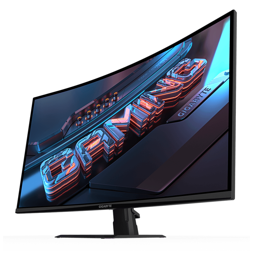 Монитор 31.5" Gigabyte GS32QCA EU Black  (31.5", VA, 2560x1440, 180Hz, 3500:1, 1ms, 2xHDMI 2.0, DP 1.4, Curved)