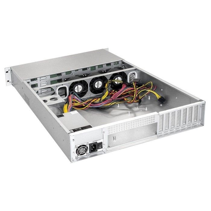 Exegate EX293399RUS Серверный корпус ExeGate Pro 2U660-HS12 <RM 19", высота 2U, глубина 660, БП 1U-900ADS, 12xHotSwap>