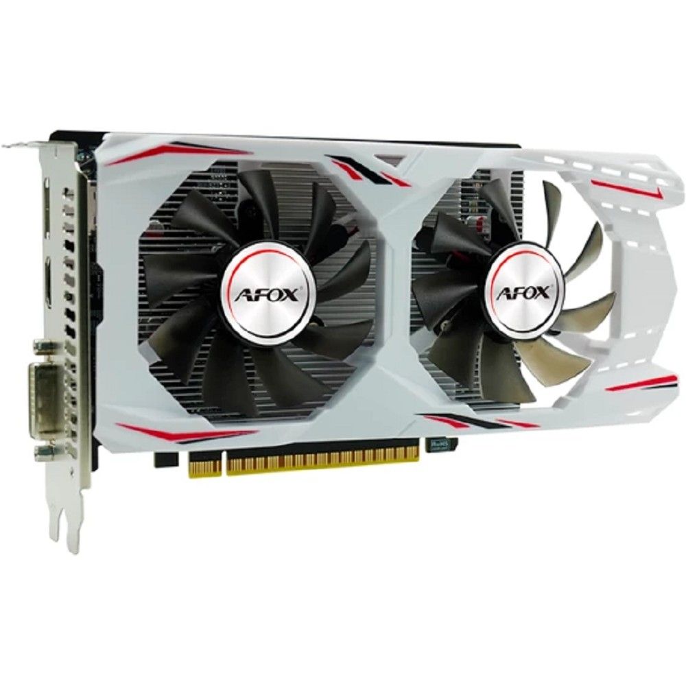 Видеокарта AFOX GTX1050Ti 4GB GAMING GDDR5 128Bit DP/DVI/HDMI  ATX Dual Fan (AF1050TI-4096D5H7-V8/H2-V6) RTL