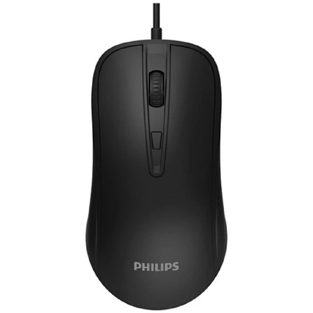 Аксессуары Philips Проводная Мышь SPK7214, 4 кноп., USB 2.0, 800-1600dpi, Чёрный