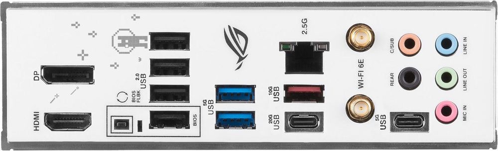 Материнская плата Asus ROG STRIX B760-G GAMING WIFI Soc-1700 Intel B760 4xDDR5 mATX AC`97 8ch(7.1) 2.5Gg RAID+HDMI+DP