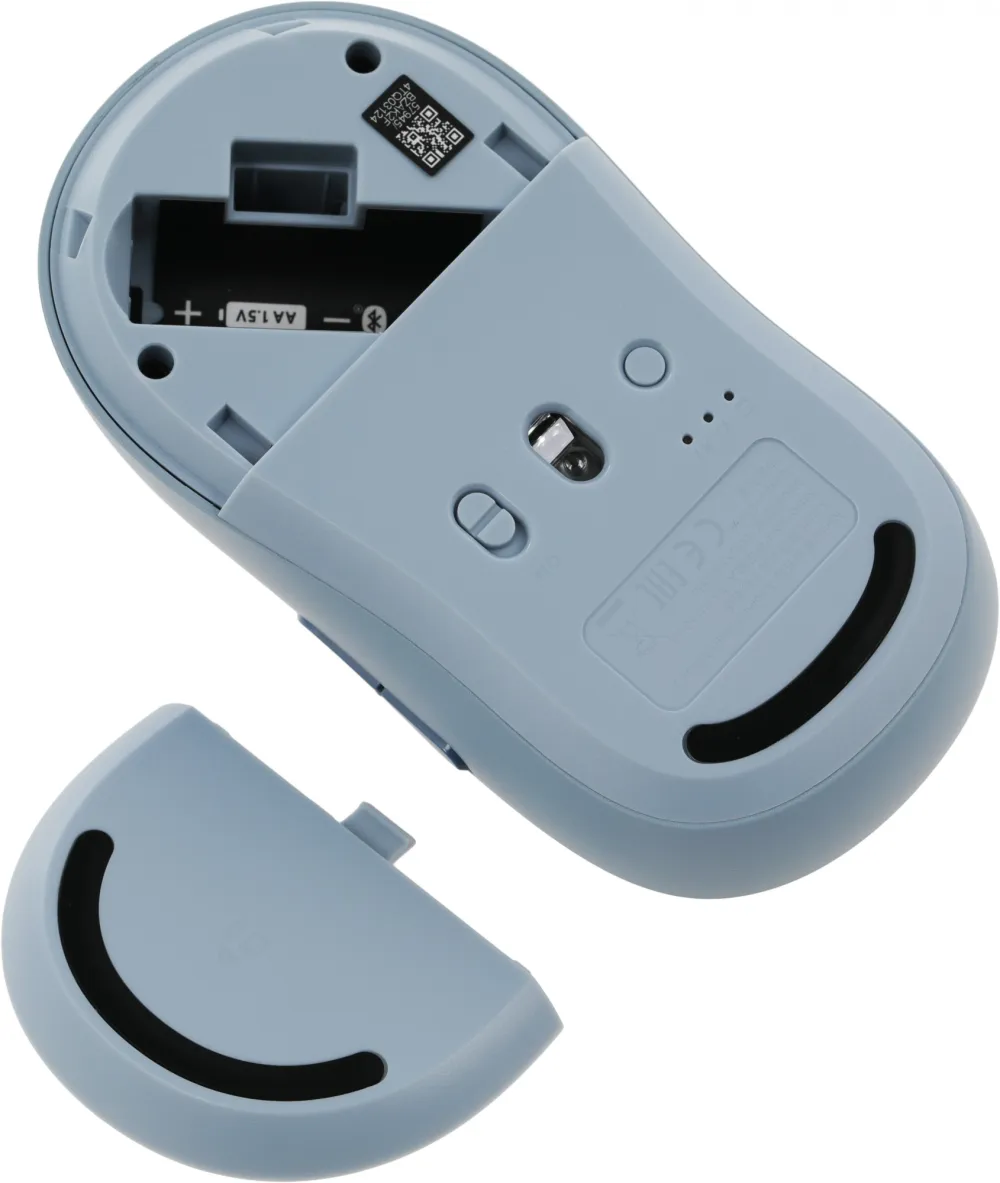 Мышь Xiaomi Wireless Mouse 3 синий оптическая 1200dpi silent беспров. BT/Radio USB для ноутбука 4but (BHR8914GL)