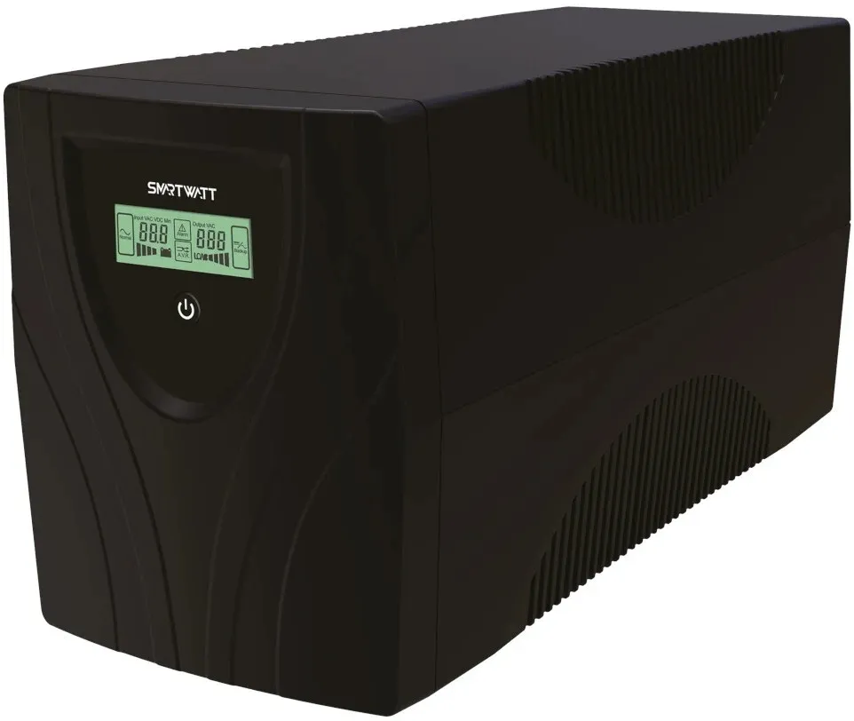 Источник бесперебойного питания Smartwatt Uni Pro LCD 1400Вт 2000ВА черный