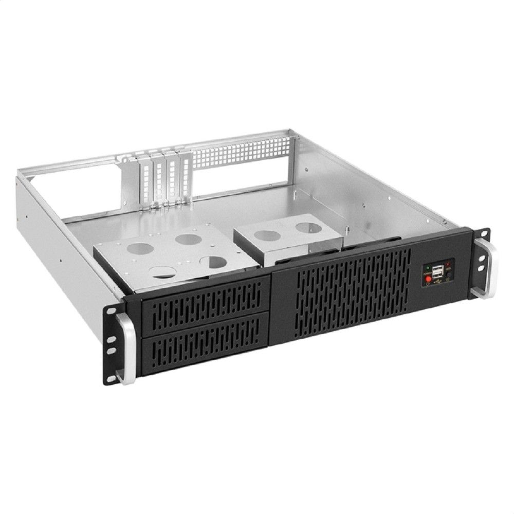 Exegate EX296160RUS Серверный корпус ExeGate Pro 2U400-02 <RM 19", высота 2U, глубина 400, без БП, USB>