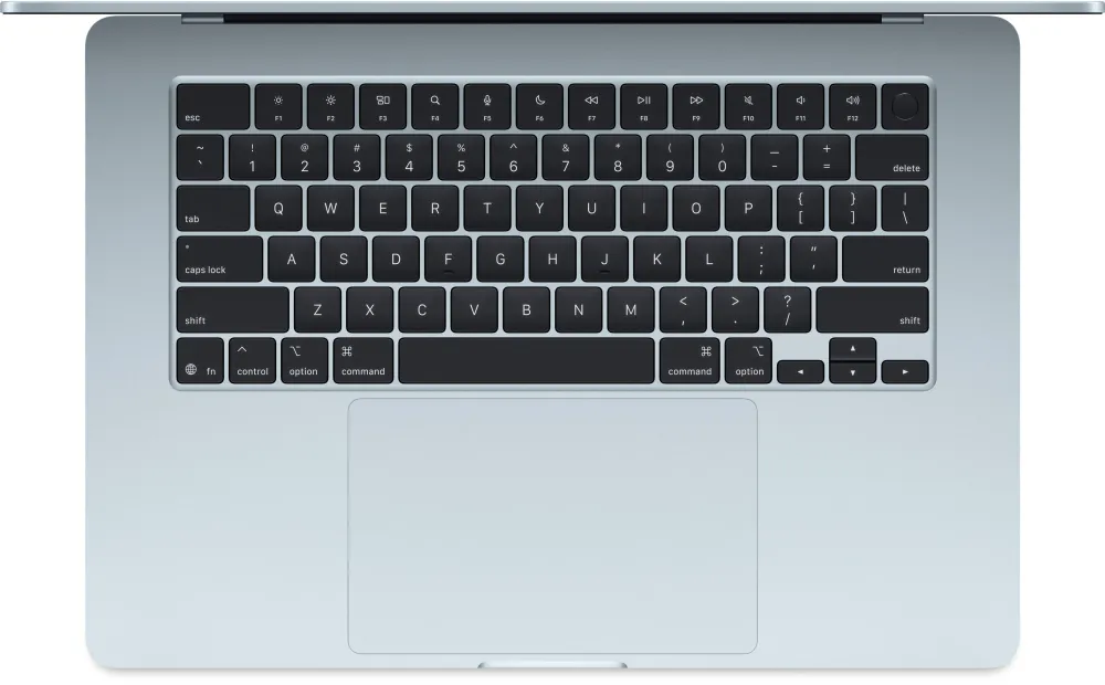 Ноутбук Apple MacBook Air A3241 M4 10 core 16Gb SSD256Gb/10 core GPU 15.3" Liquid Retina (2880x1864) macOS lt.blue WiFi BT Cam (MC7A4ZP/A)