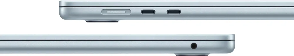 Ноутбук Apple MacBook Air A3241 M4 10 core 16Gb SSD256Gb/10 core GPU 15.3" Liquid Retina (2880x1864) macOS lt.blue WiFi BT Cam (MC7A4ZP/A)