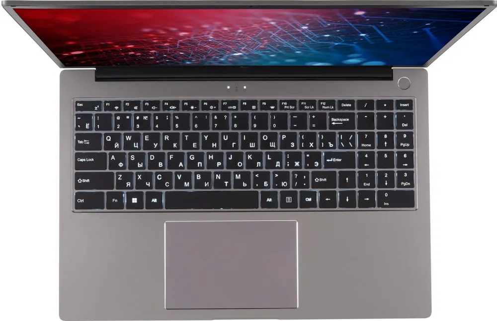 Ноутбук IRU Strato 16ALMR Core i7 12650H 16Gb SSD512Gb Intel UHD Graphics 16" IPS FHD (1920x1200) Windows 11 Pro grey WiFi BT Cam 5400mAh (2142319)