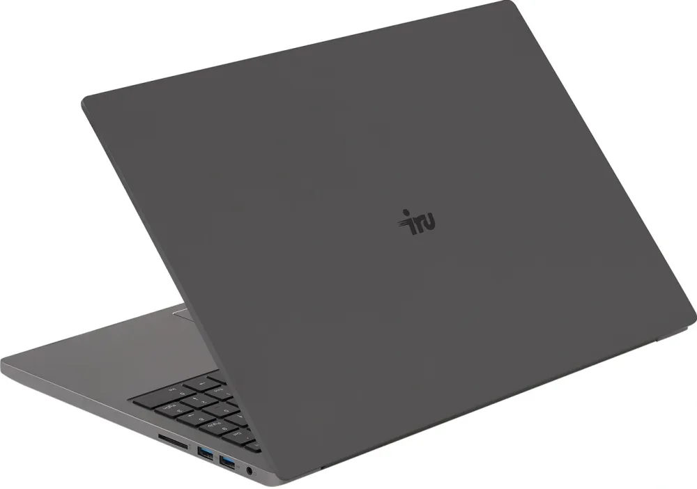 Ноутбук IRU Strato 16ALMR Core i7 12650H 16Gb SSD512Gb Intel UHD Graphics 16" IPS FHD (1920x1200) Windows 11 Pro grey WiFi BT Cam 5400mAh (2142319)